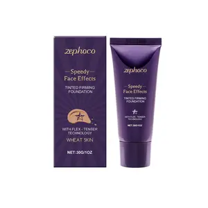 zephoco Tan Skin Tinted Firming Primer Cream, Retinol Hyaluronic Acid Oil Control Hydrating Makeup Base, Brighten Contour Even Skin Tone Long Lasting Lightweight Facial Primer