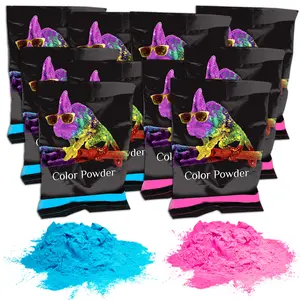 Gender Reveal Powder | 70 Gram Packets | 5 Pink & 5 Blue