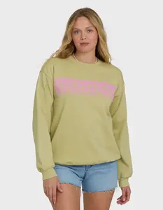 BILLABONG Giving Shade Womens Oversized Crewneck Sweatshirt