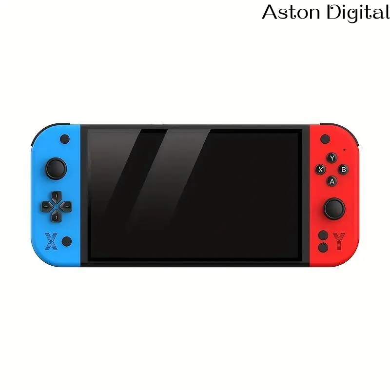 Aston DigitalNew G90 Handheld Game Console, 7-Inch IPS Screen Battery-Powered Portable Console, 4000mAh Rechargeable Battery, Directional Buttons Retro Gaming Device