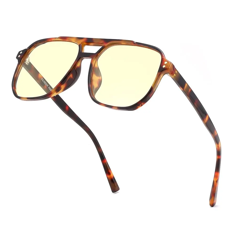 027 (Blue Light)Tortoise Frame/Yellow Lens