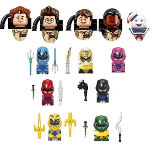 KF1570 KF6477 Mini Force Movie Series Powered Soldiers Building Blocks Warrior Ranger Assemble Bricks Action Figures Toy  Gifts