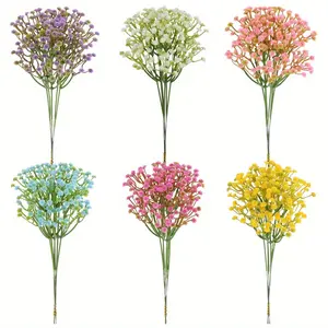 18/ 36Pcs Artificial Gypsophila Flowers - Real Touch Feel, Perfect for DIY Wedding Bouquets, Bridesmaid Holds, Home Table Decor, Bedroom, Living Room Centerpiece, Vase Arrangement, Mother'S Day Gift, Wedding Season Deco