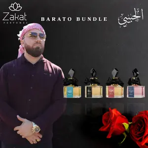El Habibi Bundle | Zakat Parfums | Sheikha + Harayer + Zahra + Ghaliya | Eau de Parfum | Unisex Fragrance | 100 ML | 3.4 oz | Cherry - Sweet & Floral Notes