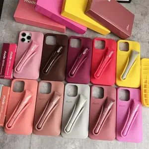 RHODE Premium Lip Case for iPhone 11–17 Pro Max – Trendy Pastel Colors