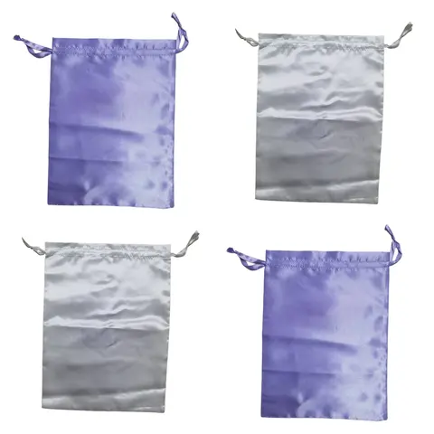 Wig Bags Satin Packaging Pouches Carrying Storage Bags For Packaging Hair Extensions, Bundles, Wigs Organiser
