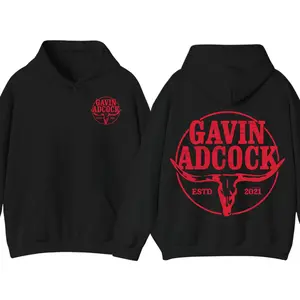 Gavin Adcock Country Music Hoodie – Vintage Western Graphic Pullover, Unisex Streetwear Top, Country Singer Inspired Hoodie, Casual Everyday Outfit, Gift for Music Lovers