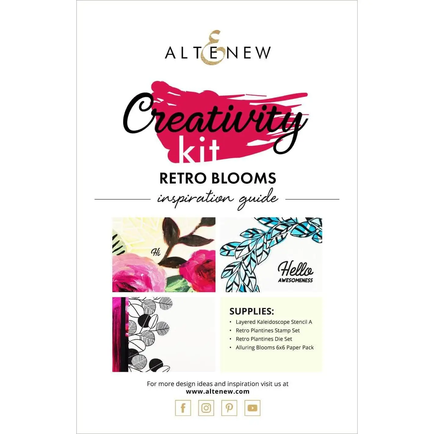 Retro Blooms Creativity Kit Inspiration Guide