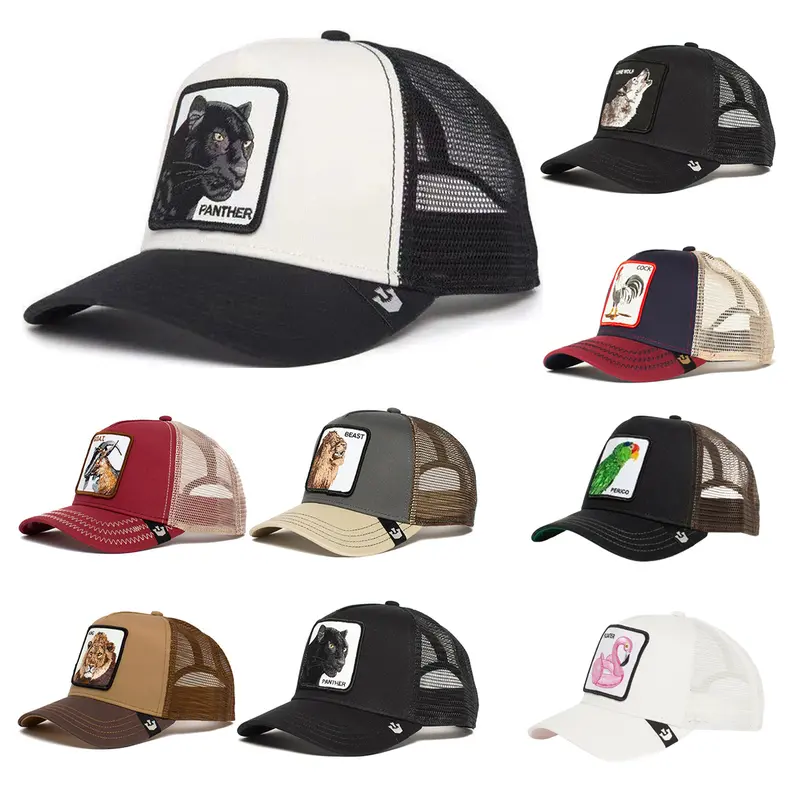 帽子 COW VALLAD MESH CAP Cow horn embroidery baseball cap outdoor sports mesh visor