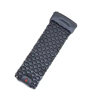 Ultralight Air Cushion Sleeping Pad, Rectangular Foldable Camping Mattress with Built-in Air Pump, Durable Sleeping Pad for Hiking and Outdoor Adventures