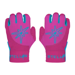 Hot Pink Batting Gloves