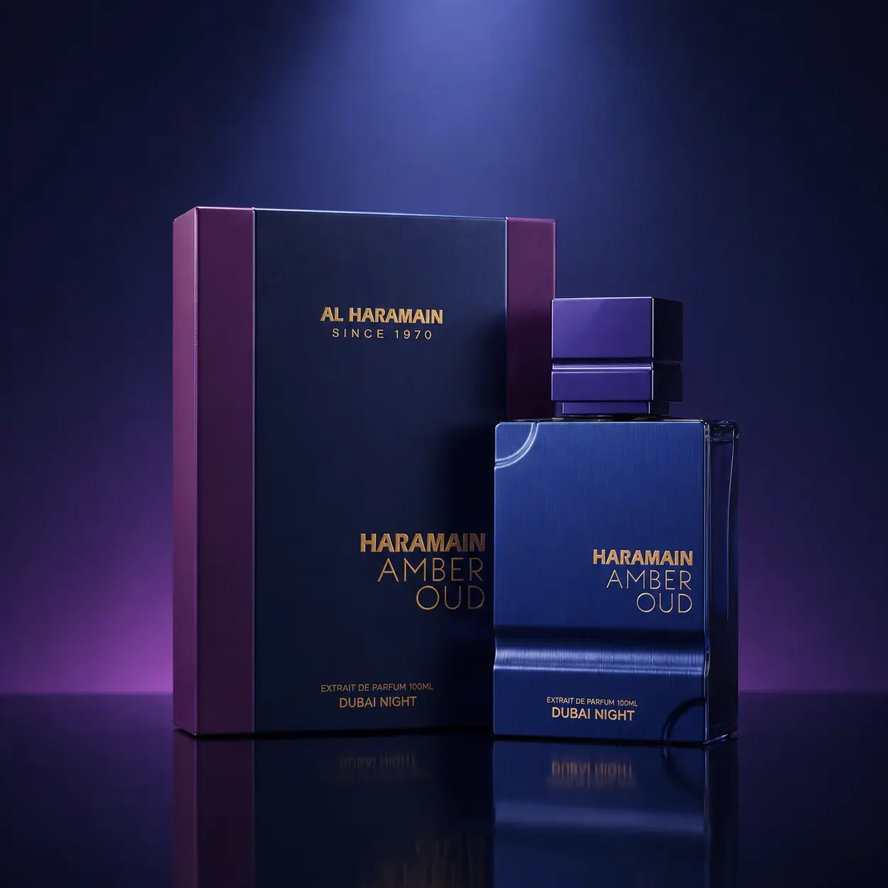 Al Haramain Amber Oud Dubai Night Extrait de Parfum 100ml Luxury Perfume Spray