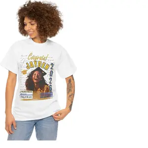 Personalized Jayden Senior 2026 Photo Shirt, Custom Graduate Collage Tee with Name Pictures, High School Graduation Gift, Proud Family Grad Top
