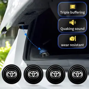 4/8/12/16/20pcs Rubber Car Shock Absorber Pads, Anti-Scratch Door Mats, Engine Hood Buffer Stickers, Fits Toyota Corolla C-Hr Rav4 Avensis