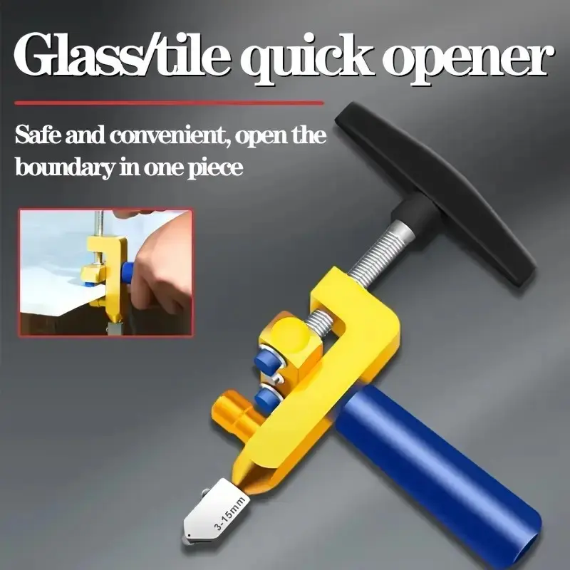 Handheld Professional Tile & Glass Cutter Tool with Replacement Blades for Wall, Floor Tile Installation steel tungsten