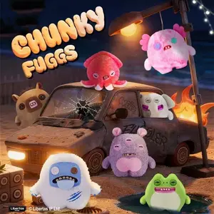【New】Fuggler CHUNKY FUGGS Series 15" Plush -  Soft and perfect for hugs Fashionable gifts