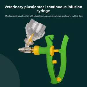 Veterinary continuous syringe adjustable bottle continuous syringe epidemic prevention syringe 5ml2 ml vaccine syringe!Healthcare Tools Poultry