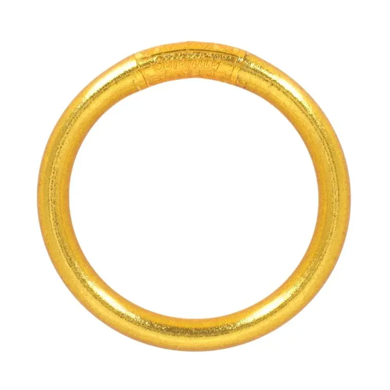 BuDhaGirl | Gold Tzubbie All Weather Bangle® (AWB®) - Serenity Prayer