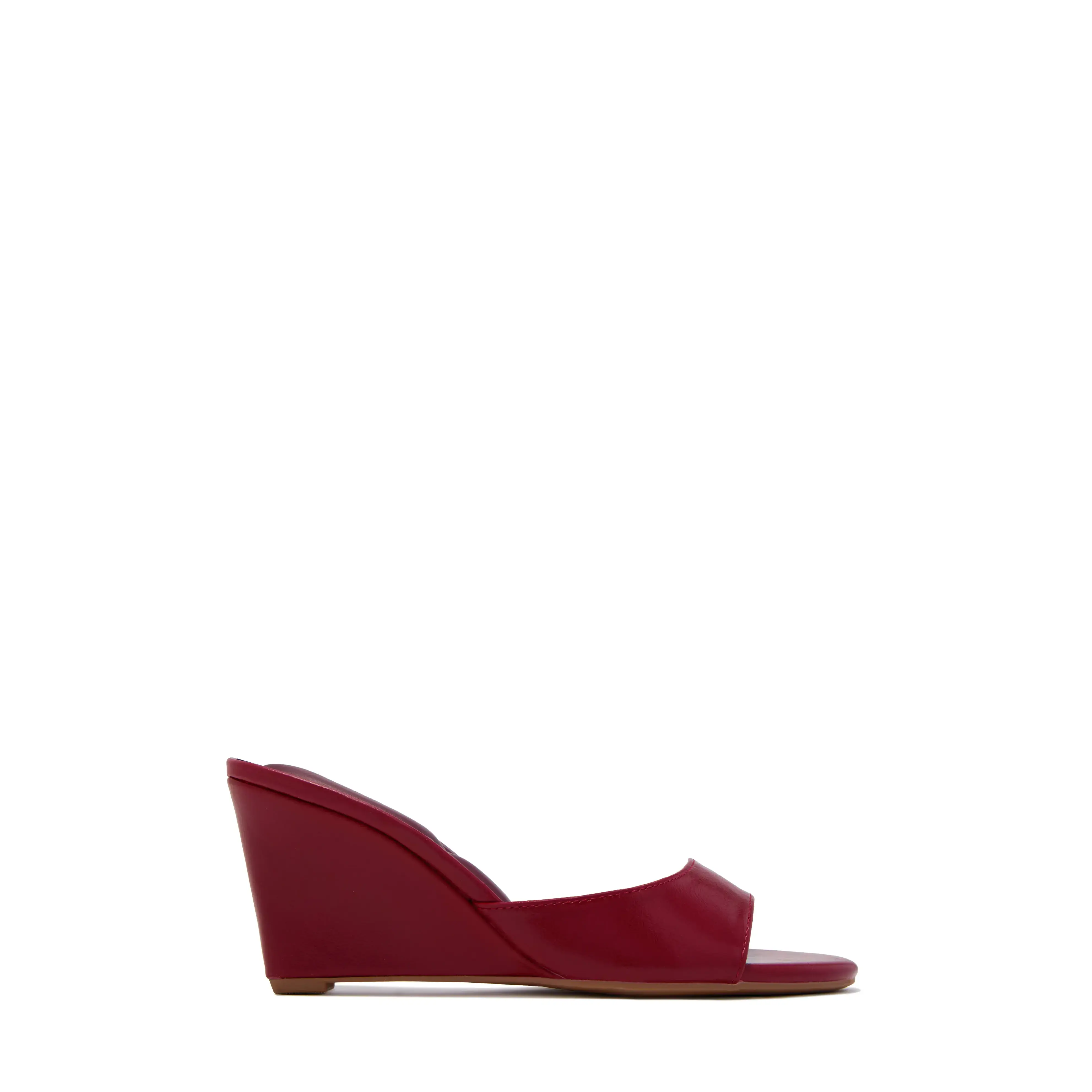 Zuri Slip On Wedges - Red