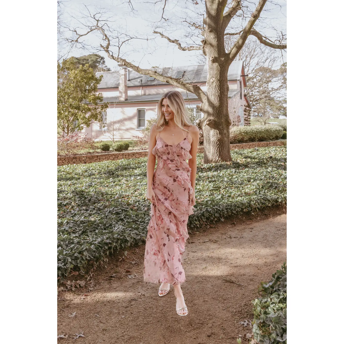chinese dress ladies Petal & Pup Ciao Ruffles Maxi Dress main image 1