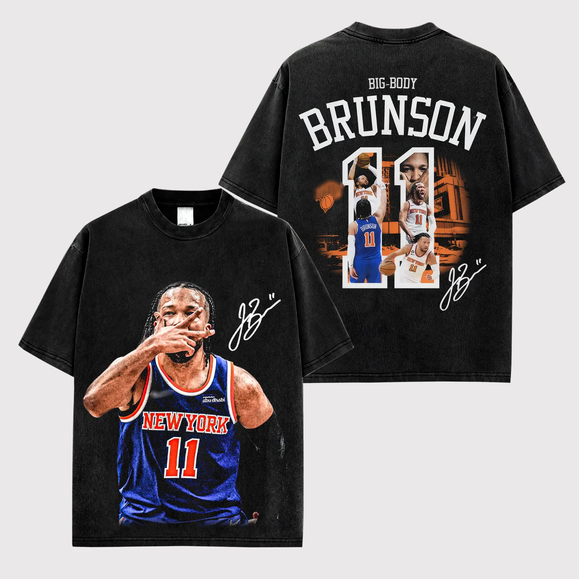 [🎉100% Cotton] Jalen Brunson 11 Shirt Premium Cotton, Brunson Burner Shirt, Captain Clutch Fans, Knicks Nation Fans, The Orange & Blue Fans, Wonder Boy Shirt, Basketball Hoodie, Game Day Fit