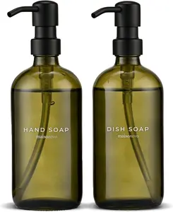 The Pebble - Glass Soap Dispenser Set