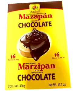 marzipan chocolate 16 pzas Snack Bonbon Dessert Sweet