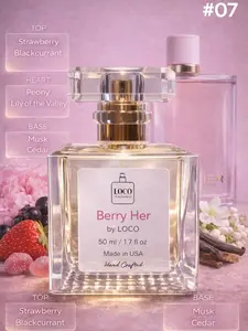 Berry Her by LOCO | Oil Base | Strawberry Blackcurrant | Peony Rose | Musk Cedar | Fragrance Perfume