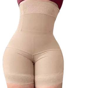 Women's High Waist Tummy Control Medium Control Panties Yoga Elastic Breathable Knitted Nylon 3D Embroidery Adults Jumpsuits Overalls Rompers Rompers