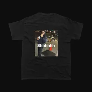 LUCKI \"Shhhhhh\" Graphic T-Shirt, Lucki Merch, Meme Shirt, Rapper Shirt, Adult funny T-shirt, Gift for Woman and Man