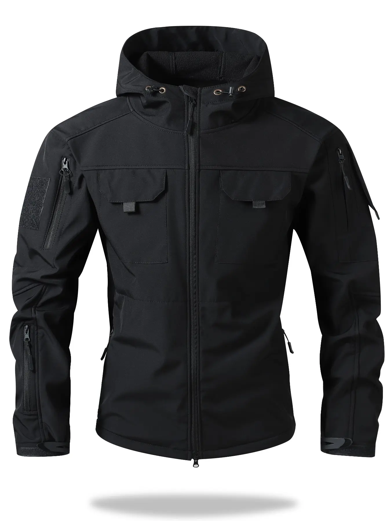 New Tactical Jacket with Multiple Pockets and Hood Design, Functional and Stylish, Suitable for Outdoor Commuting