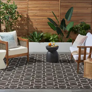 Nourison Horizon Indoor/Outdoor Geometric Flatweave Area Rug