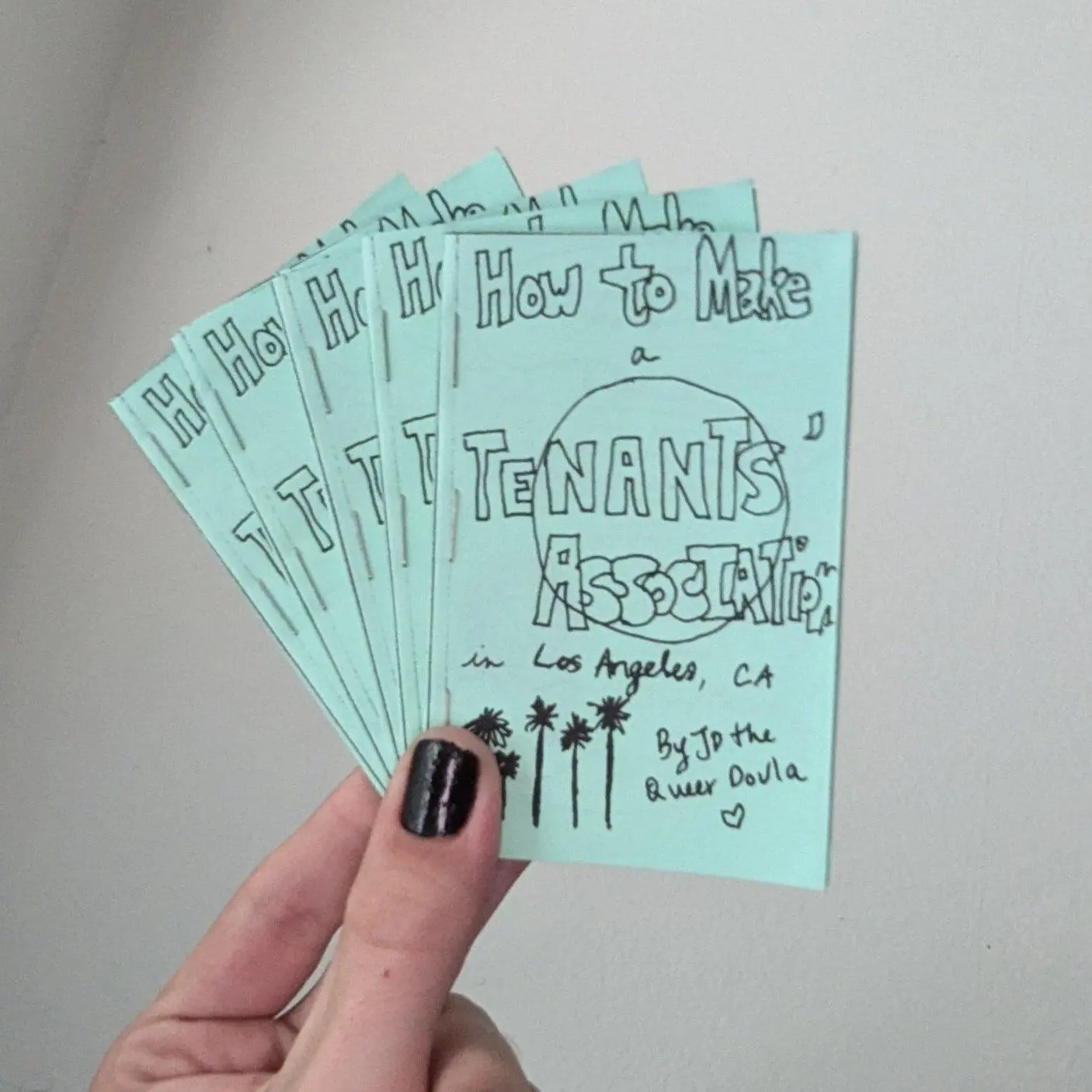 How to Make a Tenants Association in Los Angeles, CA Zine