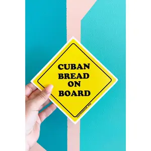 Cuban Bread on Board Sticker