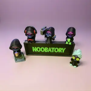 Grim Reaper Statues 3D Figure - Unique Design with Grim Reaper Enjoying Coffee, gaming, drinking a slushy, jamming to music, and Spay day models - Quirky Art for Any Collection