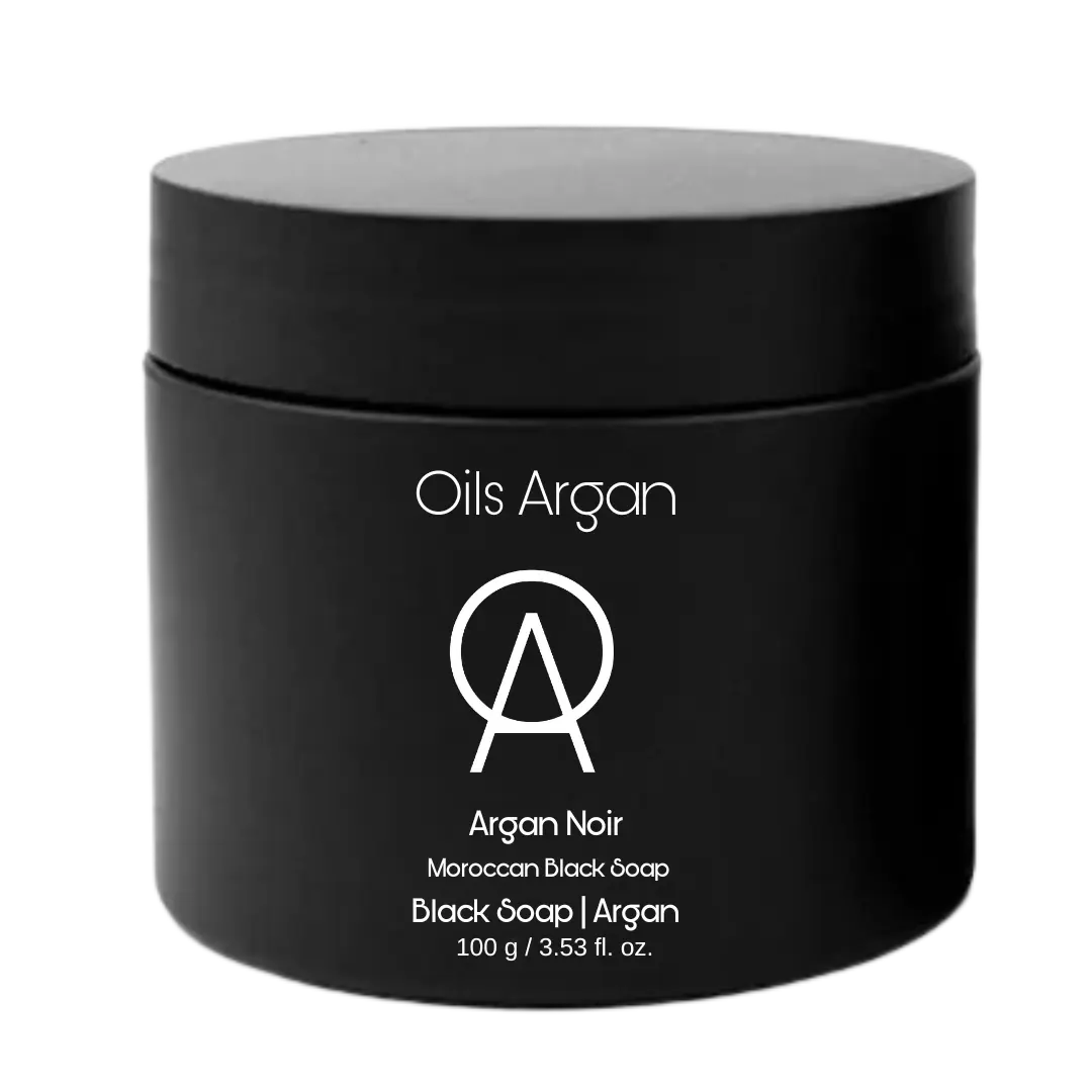 Moroccan Black Soap with Argan Oil for Body Care