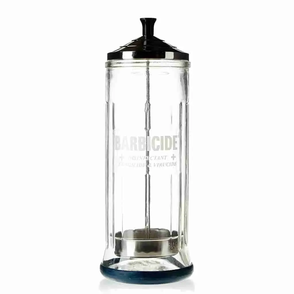 Barbicide Tall Disinfectant Jar 37 fl oz – Professional Barber Jar