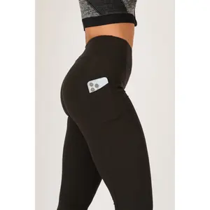 Solid Black with Pockets Made with oolu–Worlds Most Comfy Leggings
