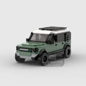 MOC SUV City Car Racer Classic off-road Building Blocks Brick Racing Super Technique Creative Garage DIY Set