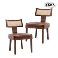 Pu Leather-Brown-Walnut 