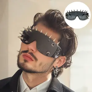 Vimod Punk Rocker Large Shield Spike Fashion Novelty Club Party Sunglasses