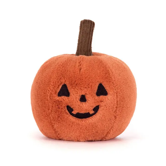 Ooky Jack O Lantern Plush Toy – Cute Halloween Pumpkin Stuffed Doll, Soft Spooky Gift for Kids