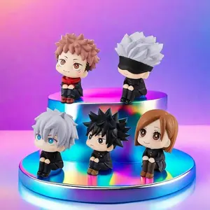 7cm Anime Jujutsu Kaisen Figure Itadori Yuji Gojo Satori Fushiguro Megumi Kugisaki Kawaii Toy PVC Model Action Figure Kid Gift
