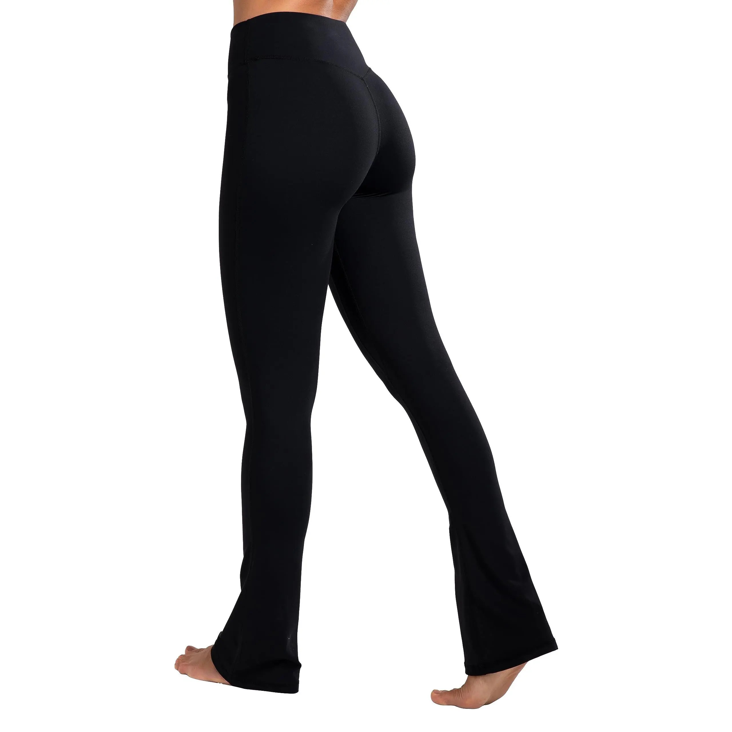Sunzel Women's High-Waist Mini Flare Leggings - Buttery Soft Stretchy Yoga Activewear with Tummy Control, 32" Inseam, Athleisure Bottoms