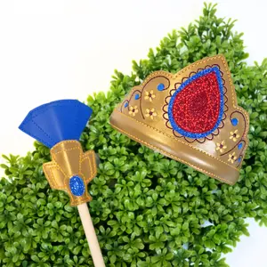 Crowned Princess Crown and Wand