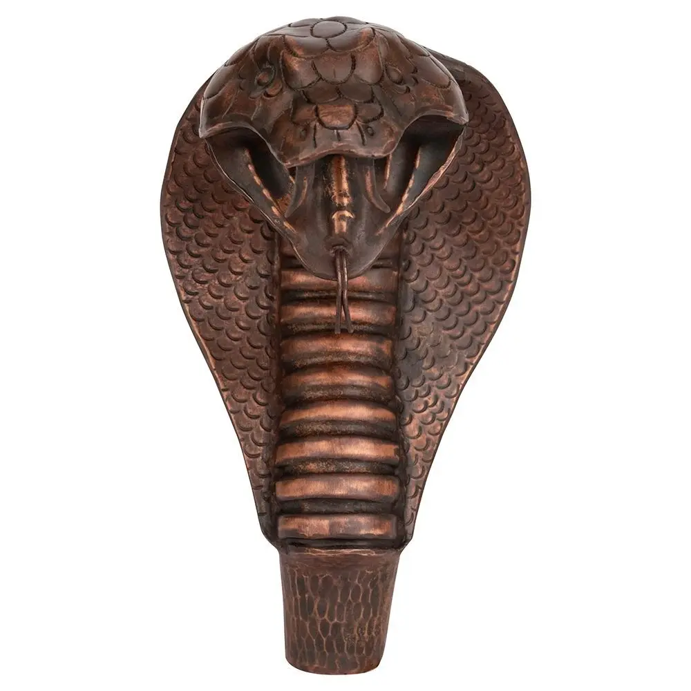 7.5-in Handcrafted Copper Cobra Beer Tap Handle