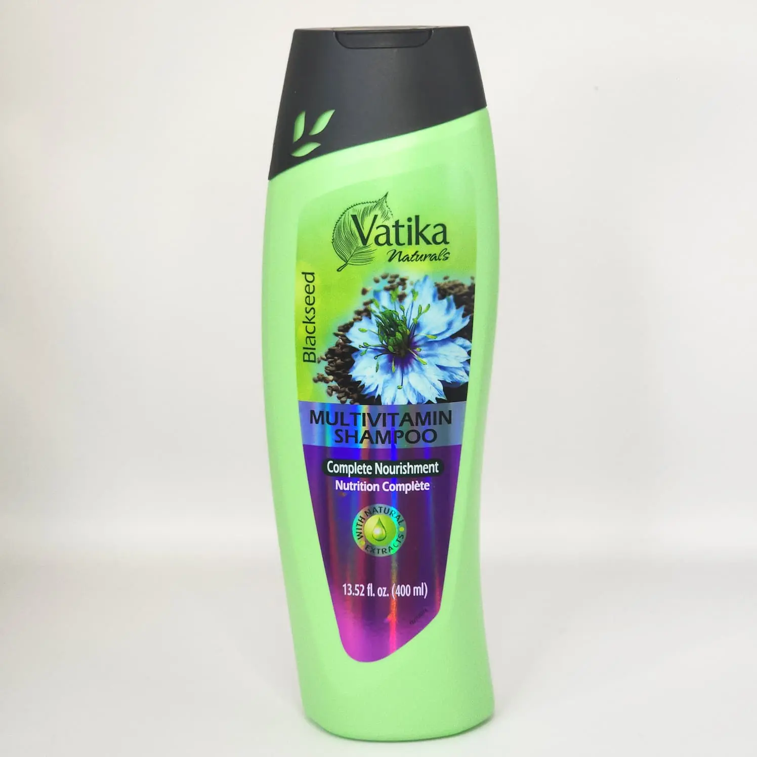 Vatika Naturals BlackSeed Multivitamin Shampoo 13.52 fl oz Complete Nourishment for Hair Care
