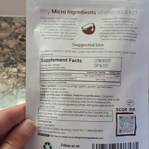 Product Review of Micro Ingredients Vitamin D3 K2 Supplement Softgels from S**a ♓**👸 G**0