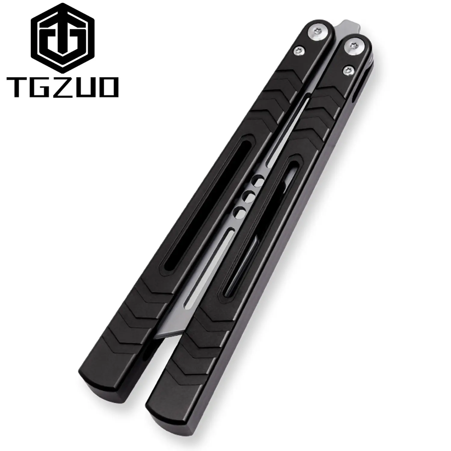 1pc Butterfly Trainer Aluminum Handle, with Tactical Bottle Opener, Flip Tool Hand Spinning Skill Toy for Beginners, High-Quality Outdoor Survival Gear Edc Tool