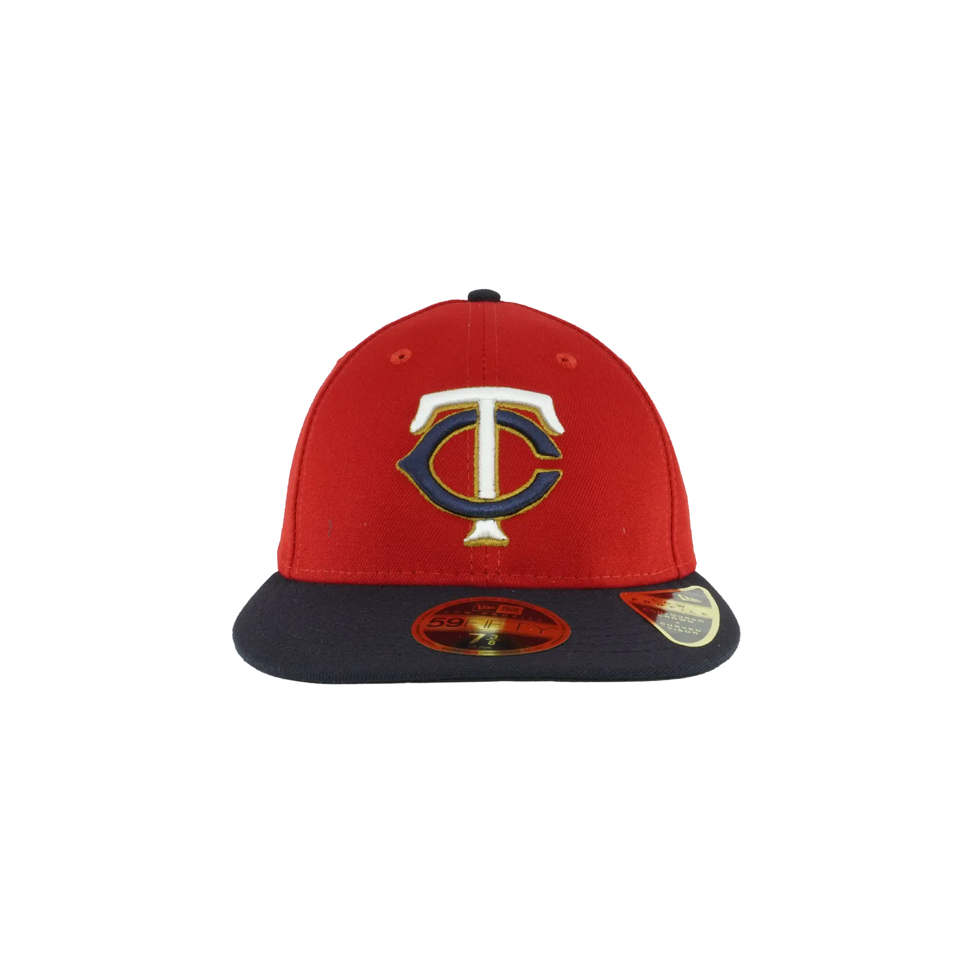 59FIFTY Minnesota Twins 2017 Low Profile Authentic Fitted Hat "Red / Black - Brim" NE977